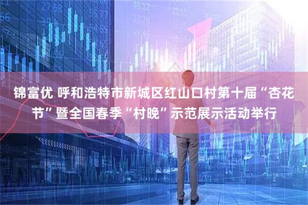 锦富优 呼和浩特市新城区红山口村第十届“杏花节”暨全国春季“村晚”示范展示活动举行
